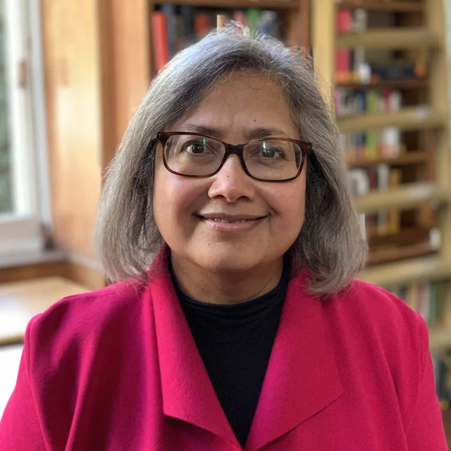 Portrait photograph of Indra Sengupta.