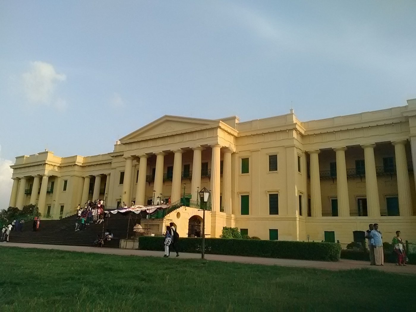 The restored Hazarduari Palace of the Nawabs of Bengal, Murshidabad